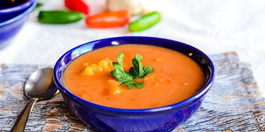 Суп-пюре овощной со сливками