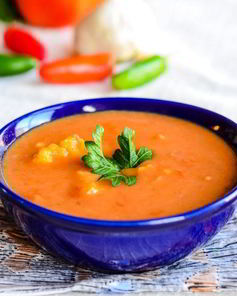 Суп-пюре овощной со сливками