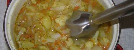 суп-пюре овощной. Шаг 14