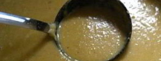 суп-пюре с фасолью и ветчиной. Шаг 6