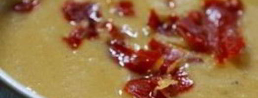 суп-пюре с фасолью и ветчиной. Шаг 7