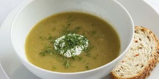 Суп-пюре с куриной печенью