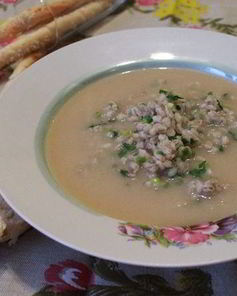 Суп-пюре с перловой крупой