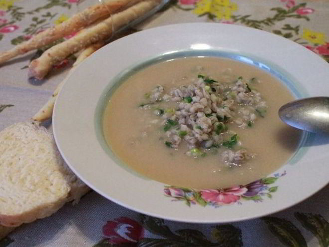 Рецепт супа-пюре с перловой крупой