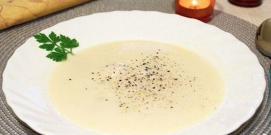 Суп-пюре с плавленым сыром