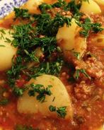 Суп-пюре с рубленым мясом