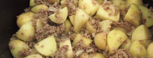 суп-пюре с рубленым мясом. Шаг 4