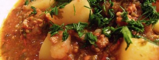 суп-пюре с рубленым мясом. Шаг 7