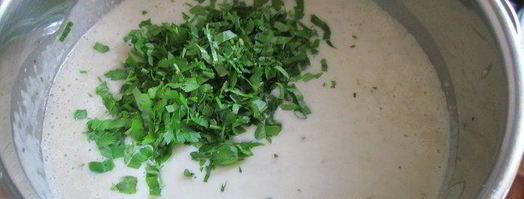 суп-пюре с цукини и грибами. Шаг 5