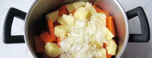 суп-пюре с тыквой и сухариками. Шаг 6