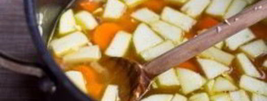 суп-пюре с яблоками и морковью. Шаг 4