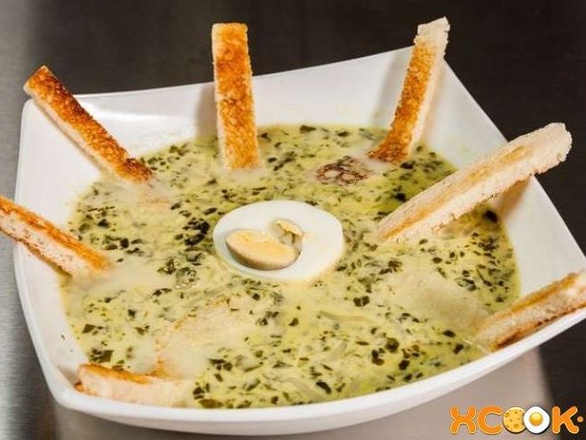 Рецепт супа пюре со шпинатом