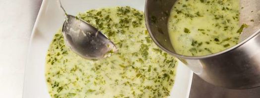 суп пюре со шпинатом. Шаг 7