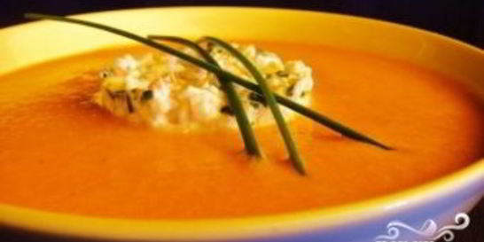 Суп-пюре со сладким перцем