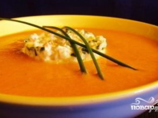 Рецепт супа-пюре со сладким перцем