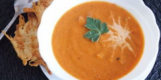 Суп пюре томатный