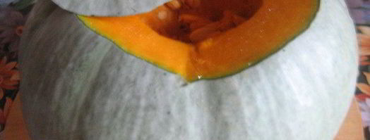 суп-пюре тыквенный с гренками и сыром. Шаг 2