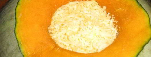 суп-пюре тыквенный с гренками и сыром. Шаг 4