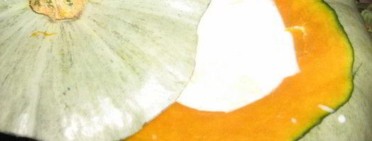 суп-пюре тыквенный с гренками и сыром. Шаг 6