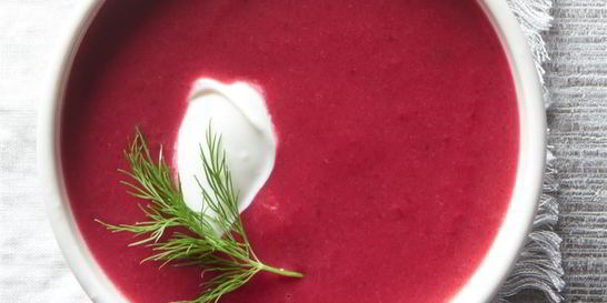 Свекольный суп пюре