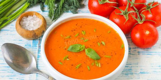 Томатный суп пюре классический