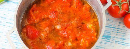 томатный суп пюре классический. Шаг 6