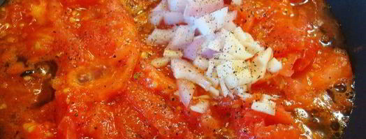 томатный суп-пюре с макарошками. Шаг 4