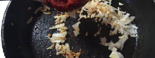 томатный суп-пюре с мидиями. Шаг 3