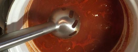 томатный суп-пюре с мидиями. Шаг 6