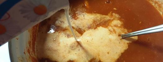 томатный суп-пюре с мидиями. Шаг 7