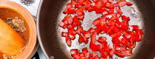 томатный суп-пюре с нутом. Шаг 5