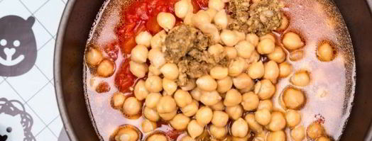 томатный суп-пюре с нутом. Шаг 6