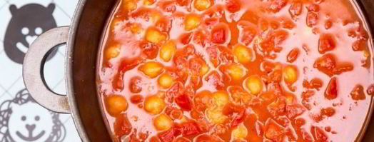 томатный суп-пюре с нутом. Шаг 7