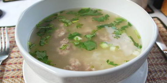 Туркменский гороховый суп-пюре