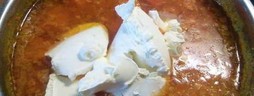 тыквенный суп-пюре с бататом и шампиньонами. Шаг 6