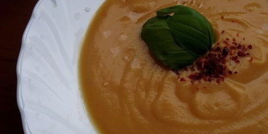 Тыквенный суп-пюре с белым вином