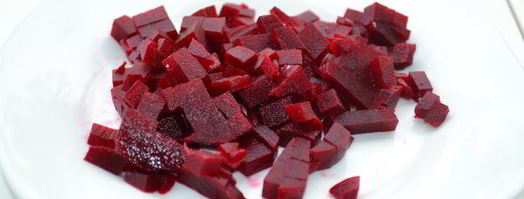 тыквенный суп-пюре с карамелизованной свеклой и золотистым луком. Шаг 6