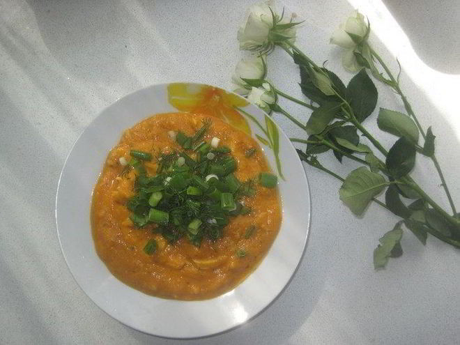 Рецепт тыквенного супа-пюре с курицей