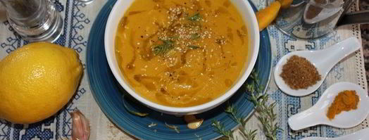 тыквенный суп-пюре с манго и зеленым чаем. Шаг 6