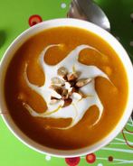 Тыквенный суп-пюре с миндальным ароматом