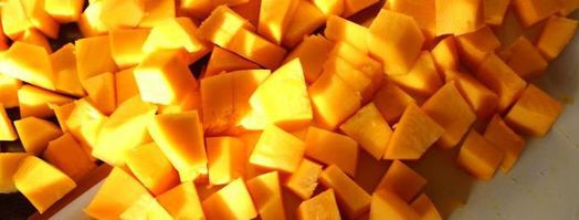 тыквенный суп-пюре с миндальным ароматом. Шаг 2