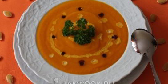 Тыквенный суп-пюре с морковью