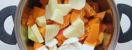 тыквенный суп-пюре с морковью. Шаг 5