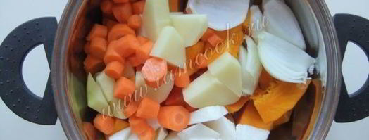 тыквенный суп-пюре с морковью. Шаг 7