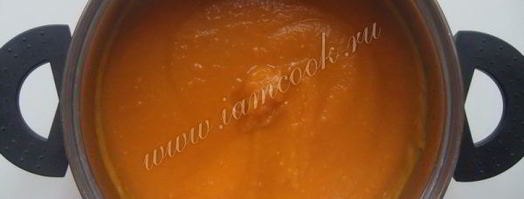 тыквенный суп-пюре с морковью. Шаг 11