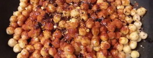 тыквенный суп-пюре с запеченным нутом. Шаг 5