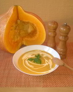 Тыквенный суп-пюре со сливками