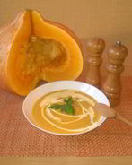 Тыквенный суп-пюре со сливками