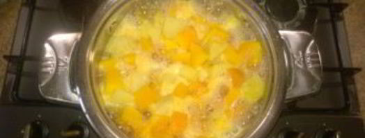 тыквенный суп-пюре со сливками. Шаг 2