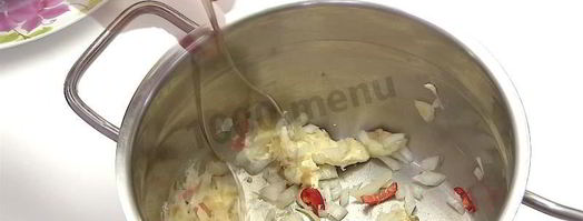 витаминный суп пюре из тыквы с чили. Шаг 5